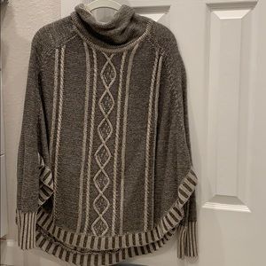 Anthropologie poncho sweater